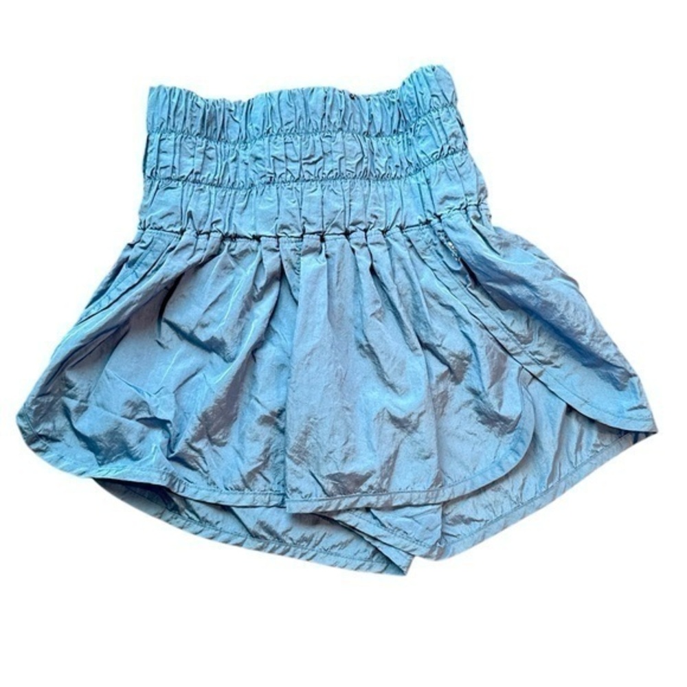 Free People Active Athletic Blue High waisted Shorts Size XS